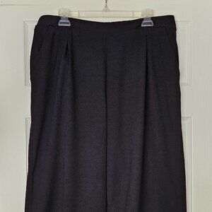 Jessica London Black Pull On Capri Pants Women’s 18/20 Plus Career